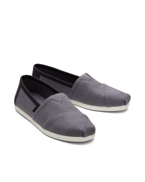 TOMS Alpargata Herringbone Synthetic Trim - Black