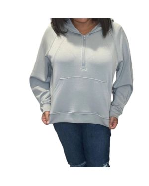 Wishlist Scuba Half-Zip Hooded - Gray