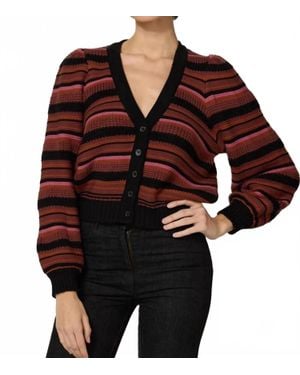 Cleobella Bethany Sweater Cardigan - Red