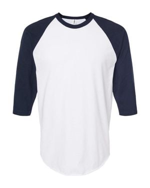 Tultex Fine Jersey Raglan T-Shirt - Blue