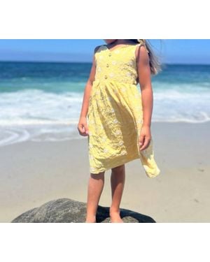 VIGNETTE Girl's Penny Dress - Yellow