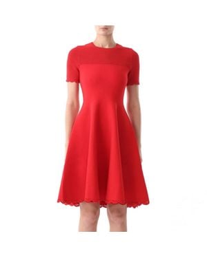 Jason Wu Fit & Flare Dress - Red