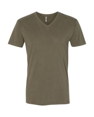 Next Level Sueded V-Neck T-Shirt - Green