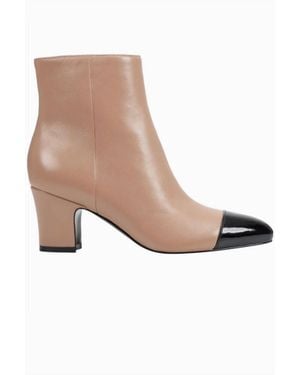 Marc Fisher Aleea Cap Toe Bootie - Natural