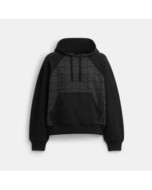 COACH Signature Hoodie - Black