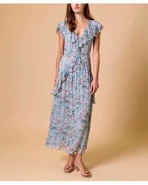 Cleobella Sabina Maxi Ankle Dress - Blue