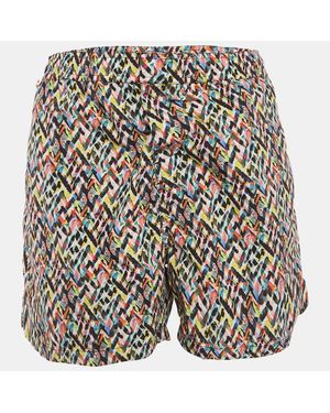 Missoni Chevron Print Nylon Swim Shorts - Black