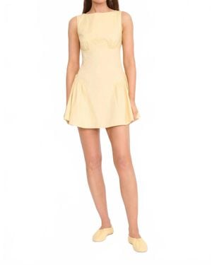 STAUD Gwen Mini Dress - Natural