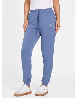 Guess Sue Logo Sweatpants - Blue