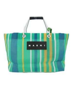 Marni Market Stripe Mini Bag - Green