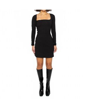 Skin Body Mini Dress - Black