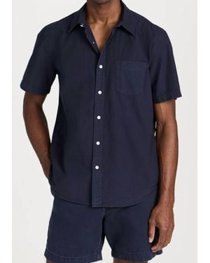Alex Mill Short Sleeve Mill Shirt - Blue