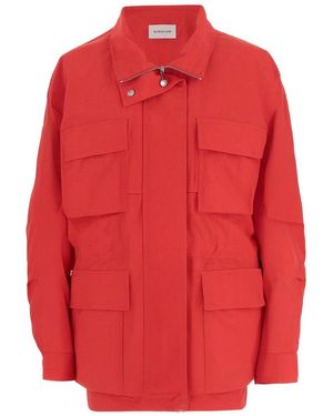 ARMARIUM Multi Pocket Nylon Jacket - Red