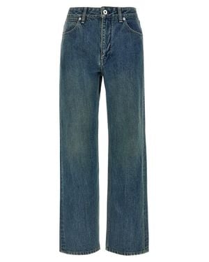 Jil Sander Slim Twist' Jeans - Blue