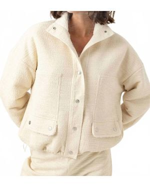 Sundays Dreya Sherpa-Lined Jacket - Natural