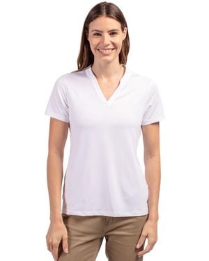 Cutter & Buck Forge Heathered Stretch Blade T-Shirt - White