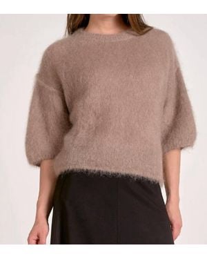 Elan Soft Knit Sweater - Brown