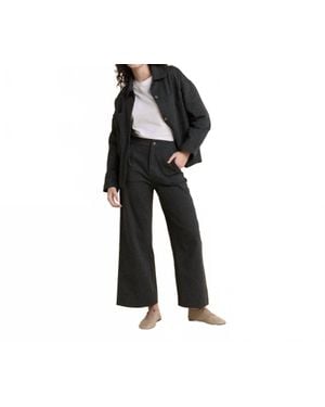 Little Lies Leopard Pattern Pants - Black