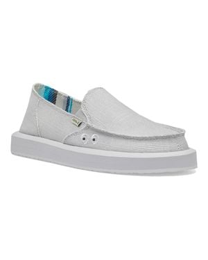 Sanuk Donna St Slip On - Gray