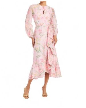 mestiza Ophelia Midi Dress - Pink