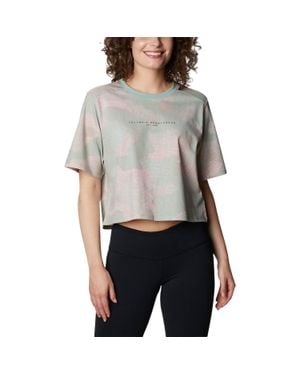 Columbia Park Boxy T-Shirt - Gray