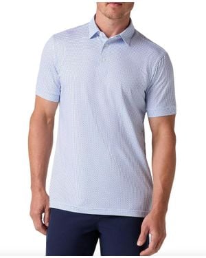 Mizzen+Main Versa Short Sleeve Polo - Blue