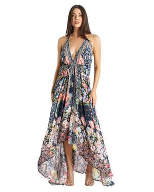 La Moda Clothing Archie Halter Maxi Dress - White