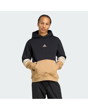 adidas Archive Cutline Hoodie - Black
