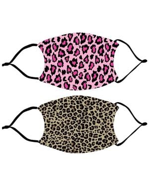 MonogramOnline Set Of 2 Cloth Face Masks - Pink