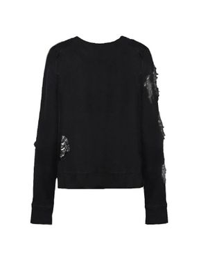 n:PHILANTHROPY Blackbird Ripped Sweatshirt Top Pullover