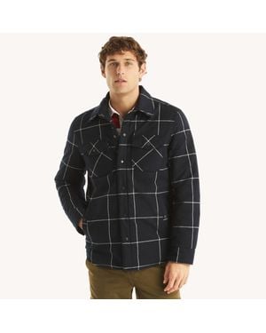 Nautica Tempasphere Flannel Shirt Jacket - Black