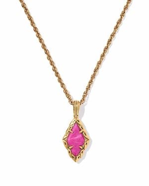 Kendra Scott Adeline Short Pendant Necklace - Metallic