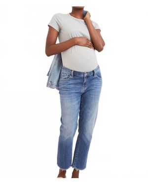 HATCH Boyfriend Maternity Jean - Blue