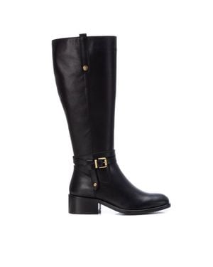 Carmela Leather Dress Boots Carmela By - Black