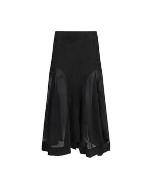 Our Legacy Lyocell Long Skirt - Black