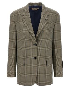 Marni Prince Of Wales Blazer - Green
