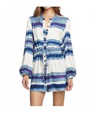 Chaser Brand Pacific Stripe Dress - Blue