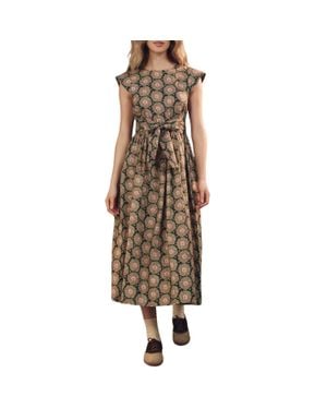 The Great The Tulsa Dress - Brown
