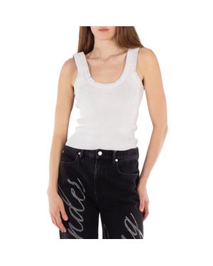 T By Alexander Wang Logo Tank Top - Blue