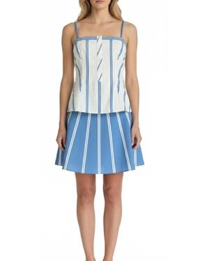 Anna Cate Lillie Mini Dress - Blue