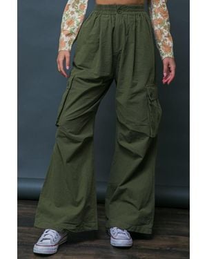 TRUEDAMES Incredible Moments Woven Cargo Pants - Green