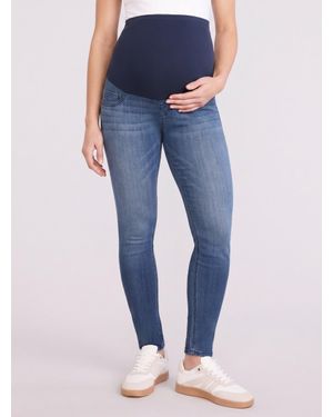 Motherhood Maternity Secret Fit Ankle Length Skinny Jeans - Blue