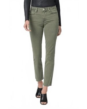PAIGE Cindy With Raw Hem Jeans - Green