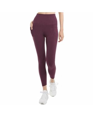 Danskin 7/8 Brushed Leggings - Purple