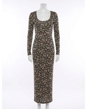 Z Supply Colette Ditsy Dress - Gray