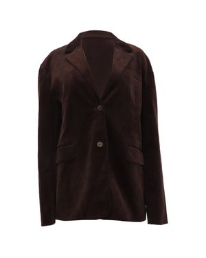 STAUD Trek Corduroy Blazer - Black