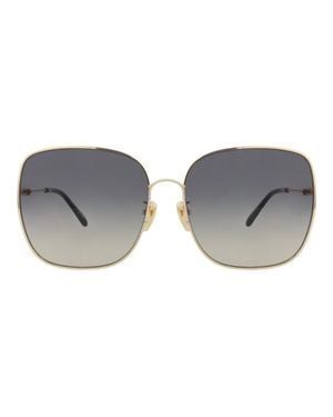 Chloé Square-Frame Sunglasses - Gray