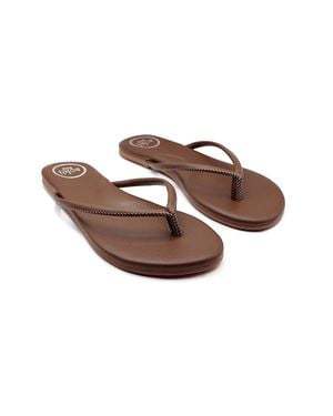Solei Sea Vivie Flip-Flop Sandals - Brown