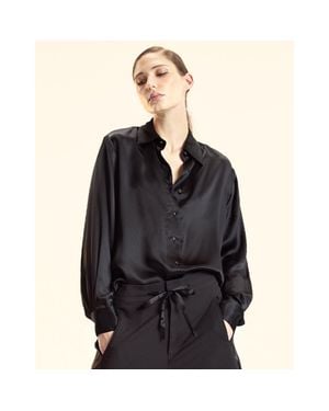 Cynthia Rowley Collectible Silk Shirt - Black