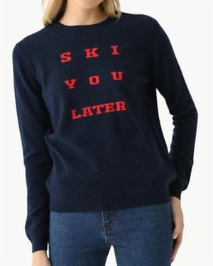 Jumper 1234 Ski You Later Crew - Blue